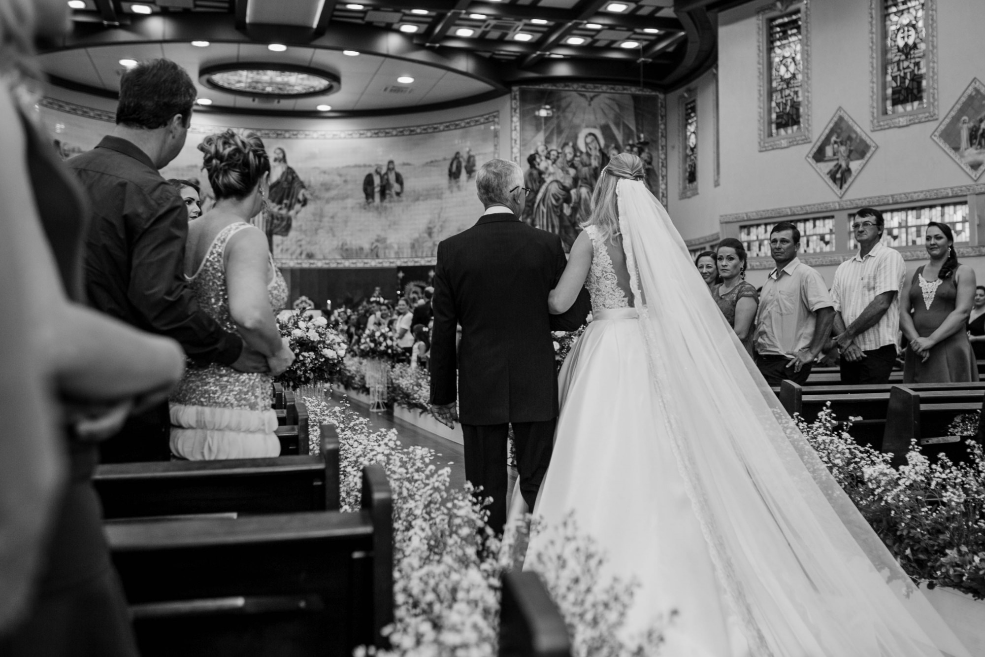 Casamento da Mirian do Jariel fotografado por Lorran Souza e Léia Sotile - Em Palotina PR - Banda Biografia JM-1445