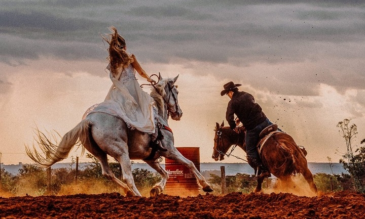 Casamento em Estilo Country com Cavalos e Emoção