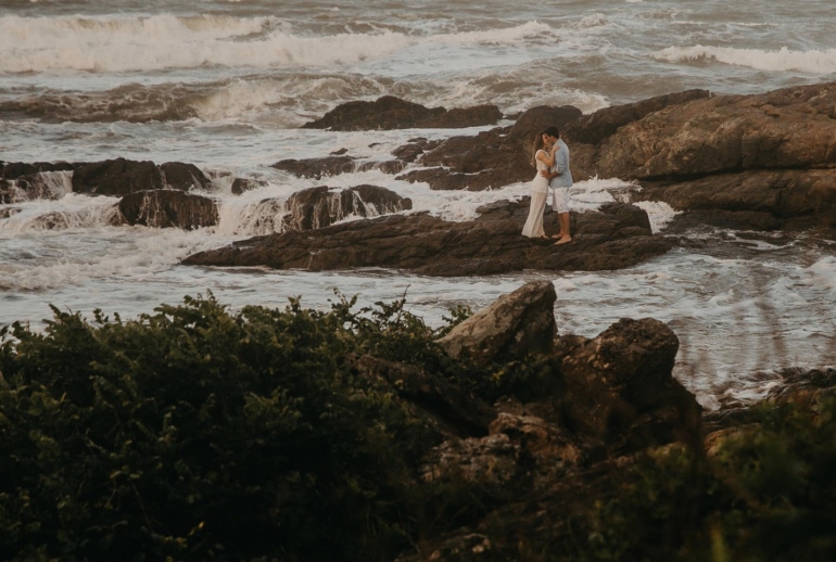 Ensaio de Casal em Pedra à Beira-Mar