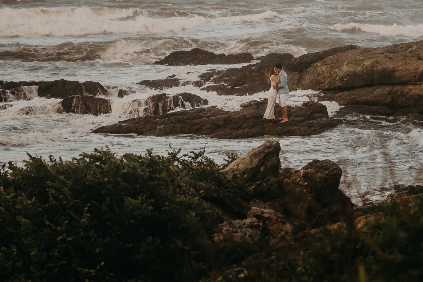 Ensaio de Casal em Pedra à Beira-Mar